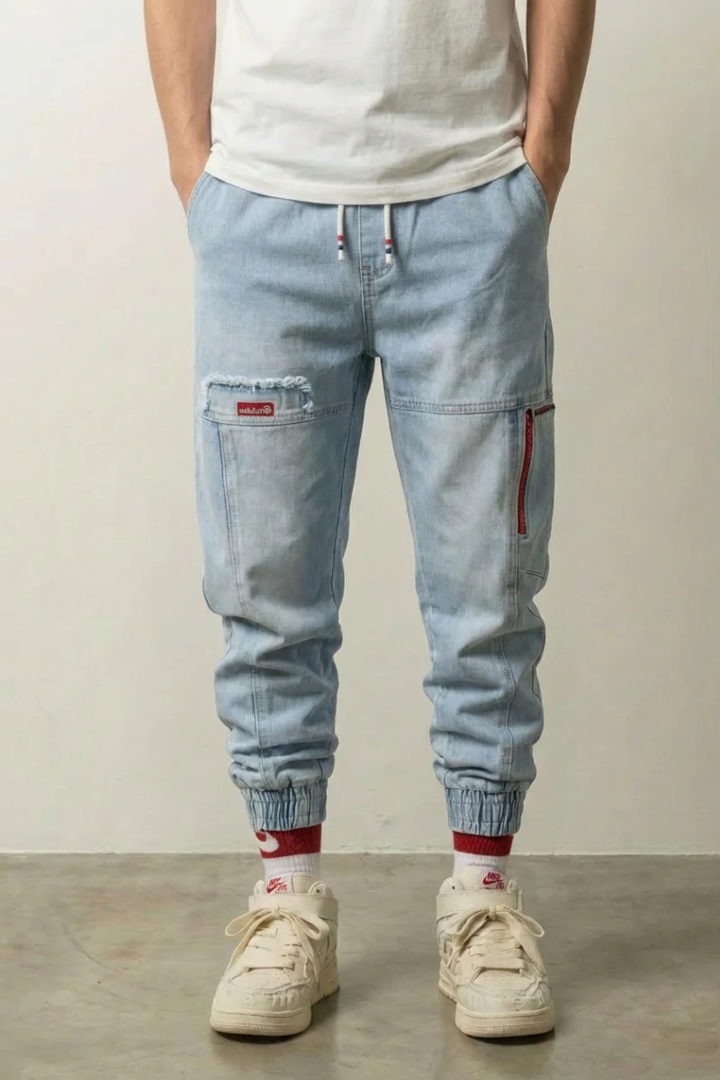 Cargo Jeans Pants 'Korea Fit'