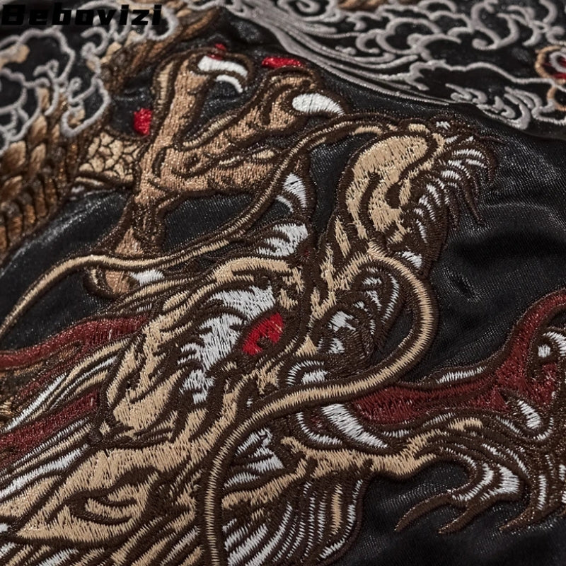 Dragon Sukajan Jacket 'Kuro Ryujin' - Image 5