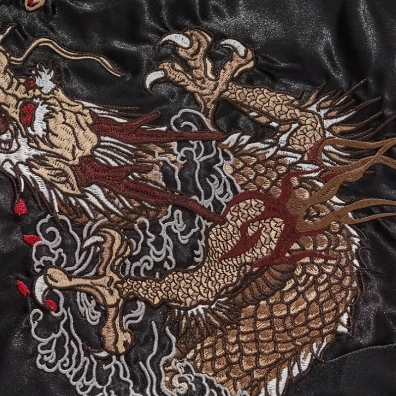 Dragon Sukajan Jacket 'Kuro Ryujin' - Image 7