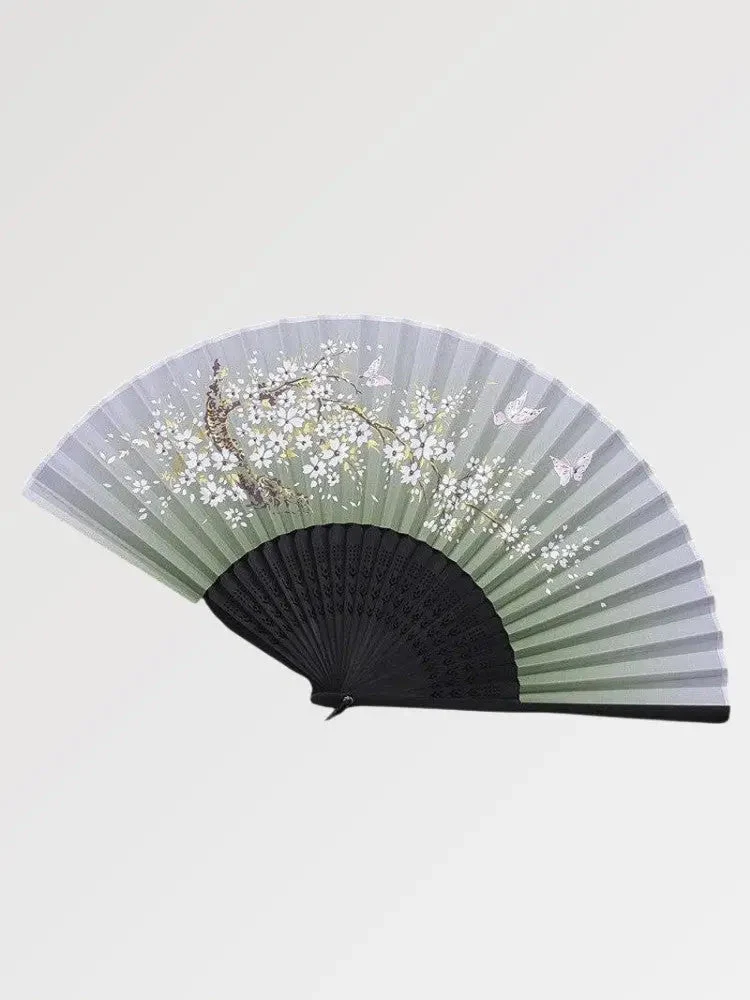 Japanese Black Fan 'Tsukiyo - Image 3