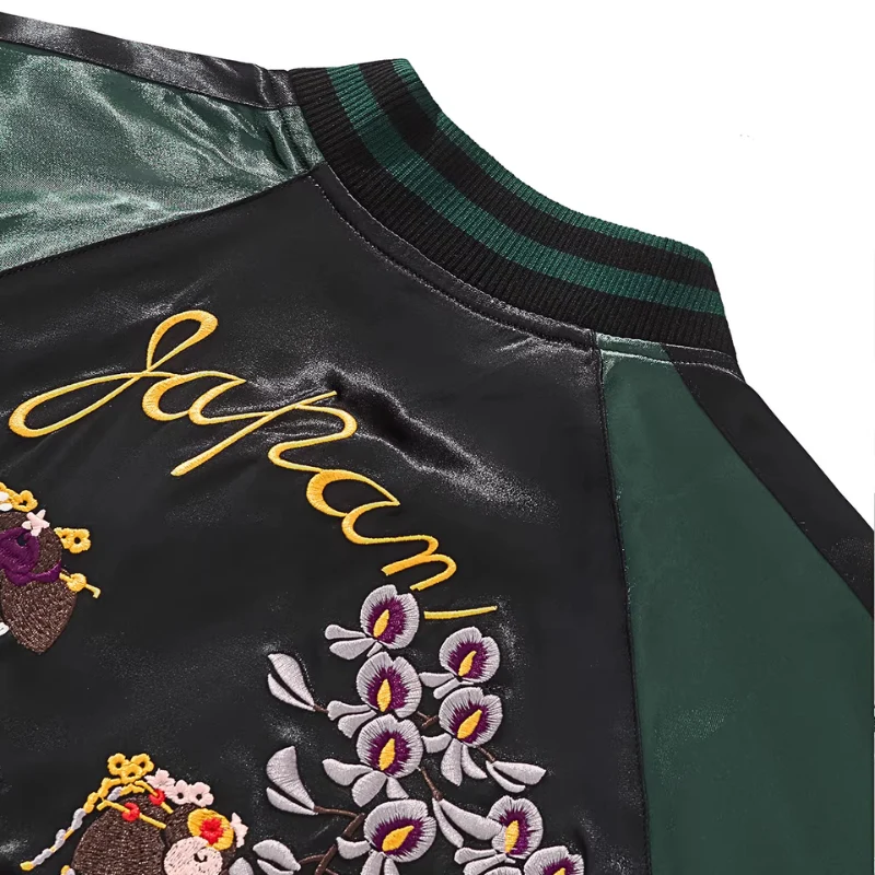 Japanese Embroidered Sukajan 'Hanamachi' - Image 10