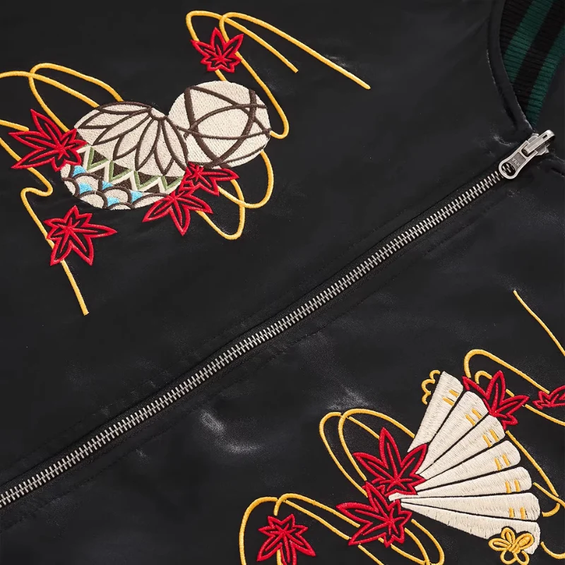Japanese Embroidered Sukajan 'Hanamachi' - Image 11