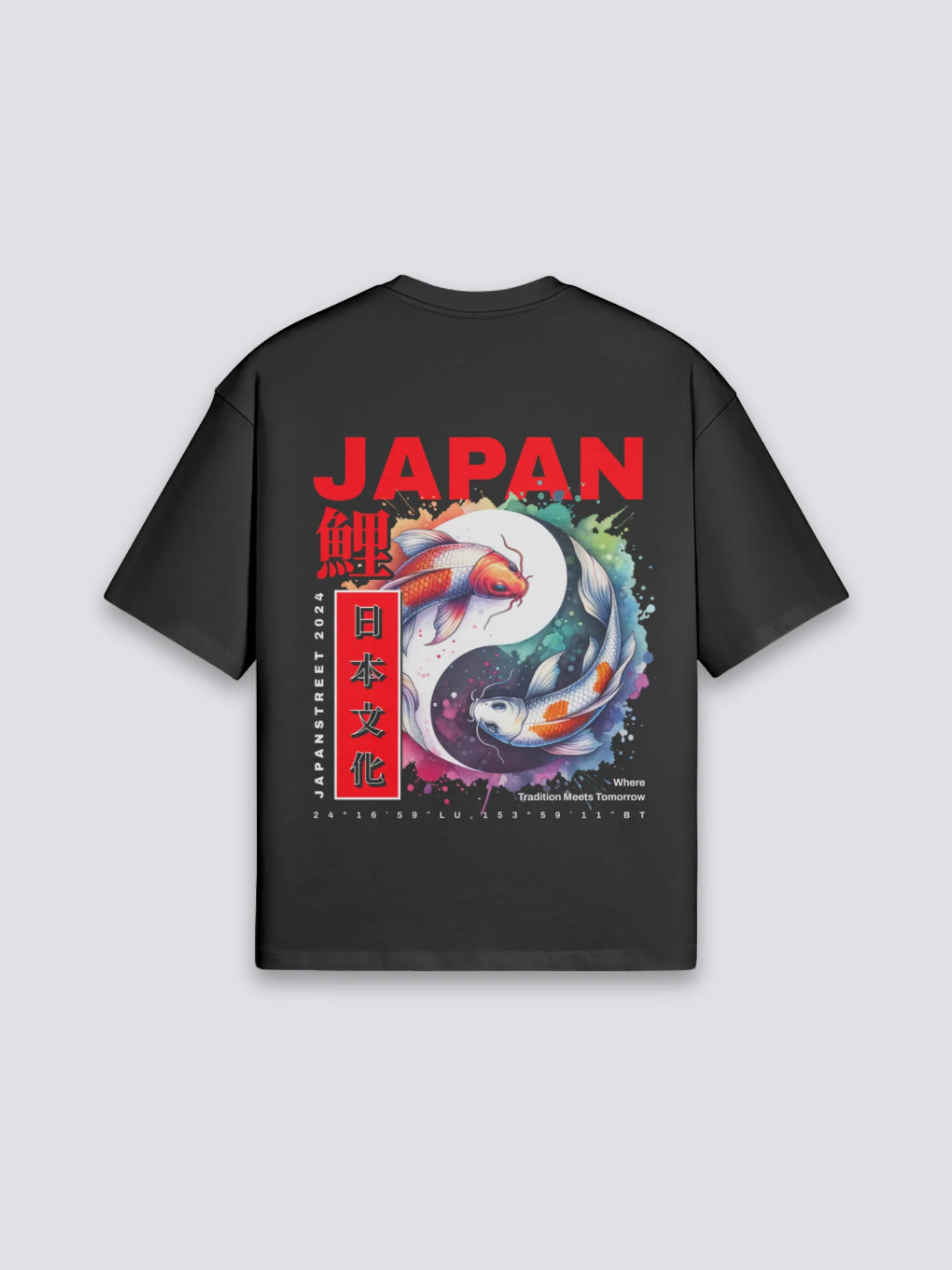 Japanese Fish T-Shirt - カーペ - Image 2