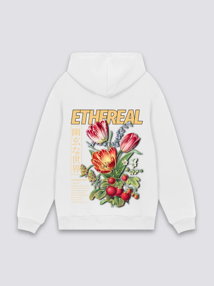 Japanese Flower Hoodie - フラワーズ - Image 4