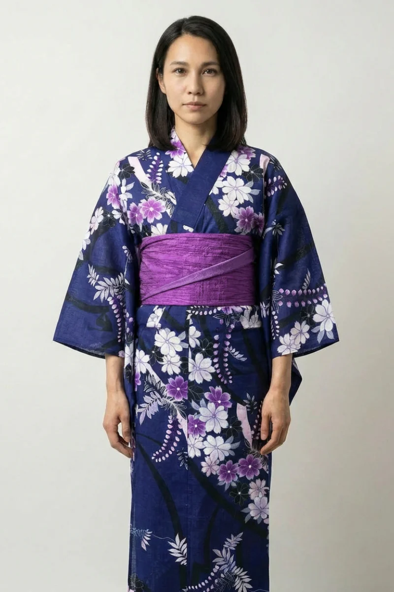 Japanese Kimono Robe 'Fujika'