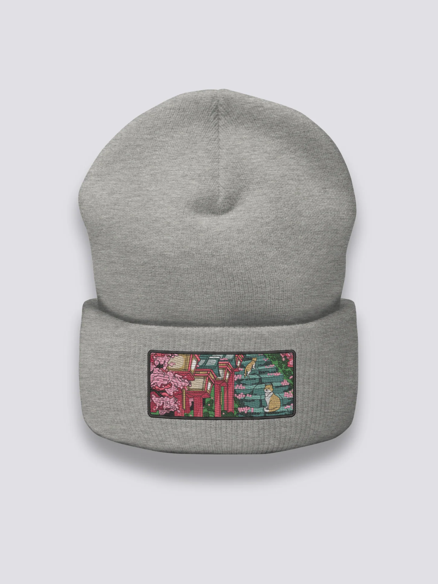 Japanese Temple Beanie - 日本の寺院