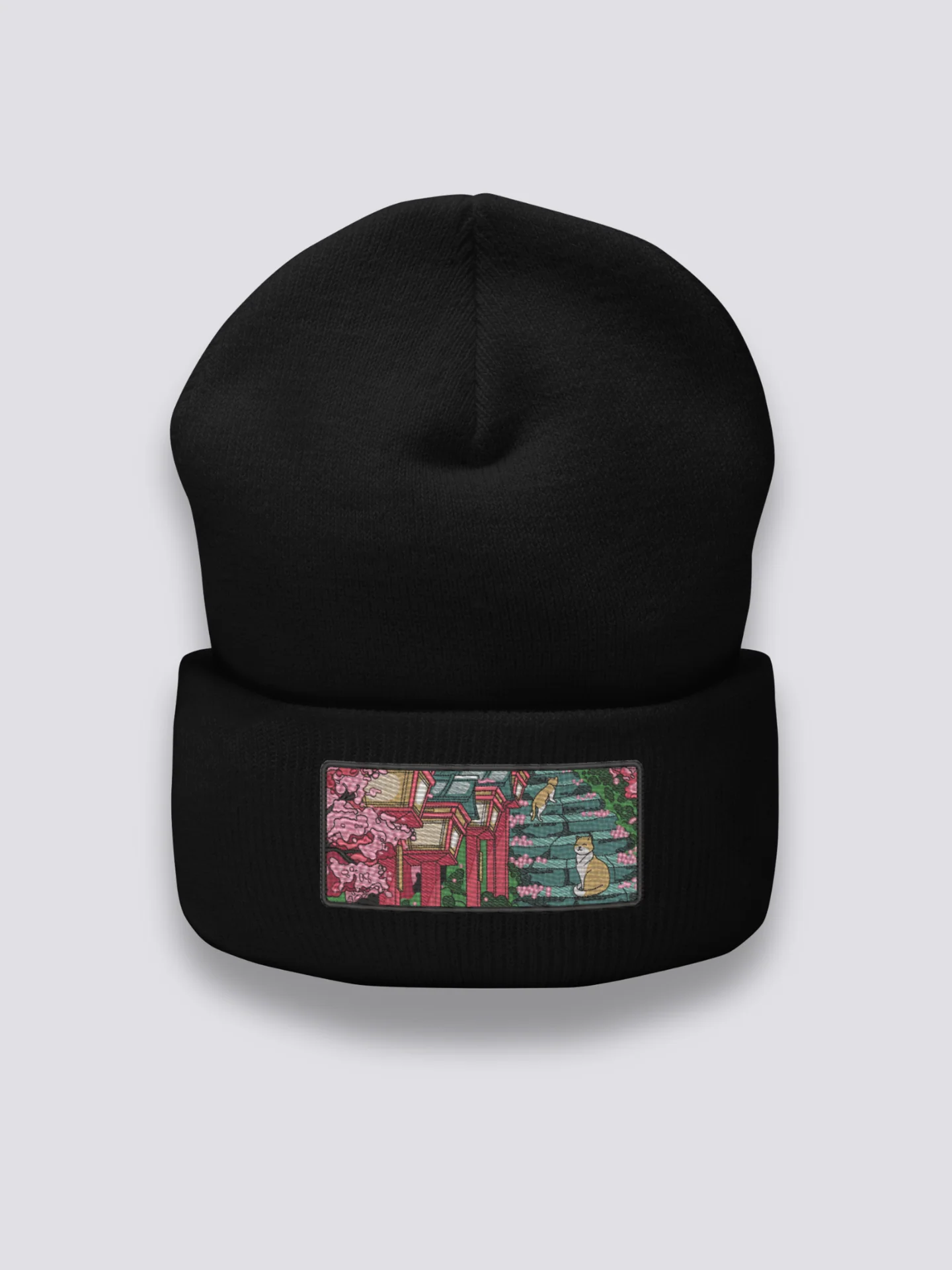 Japanese Temple Beanie - 日本の寺院 - Image 3