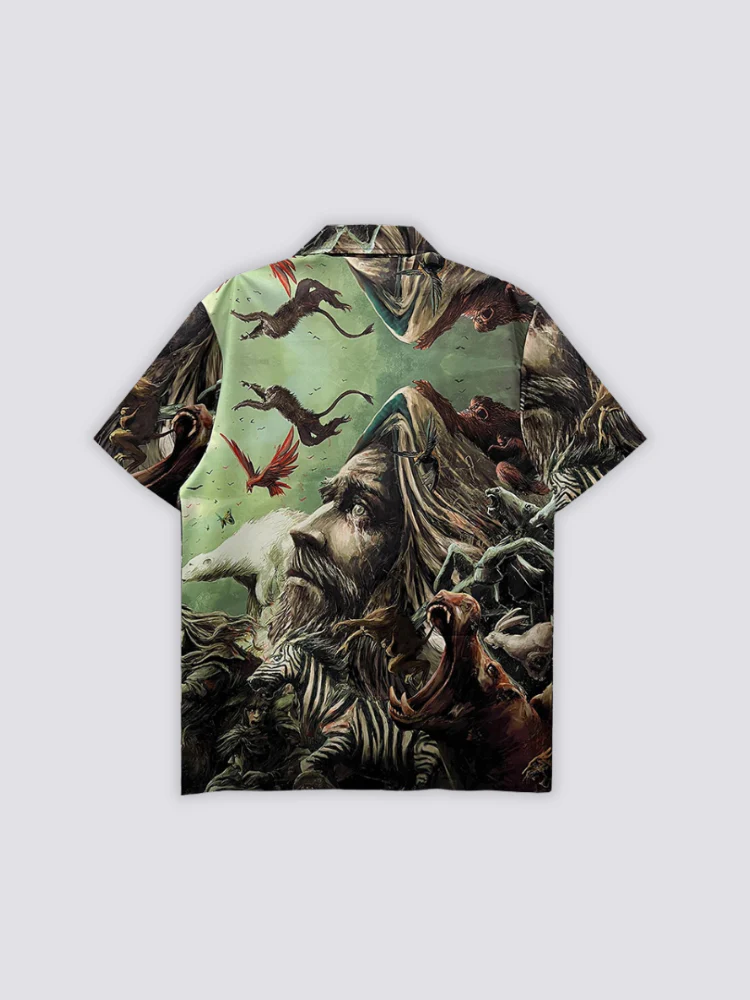 Jungle Print Shirt - 密林 - Image 2