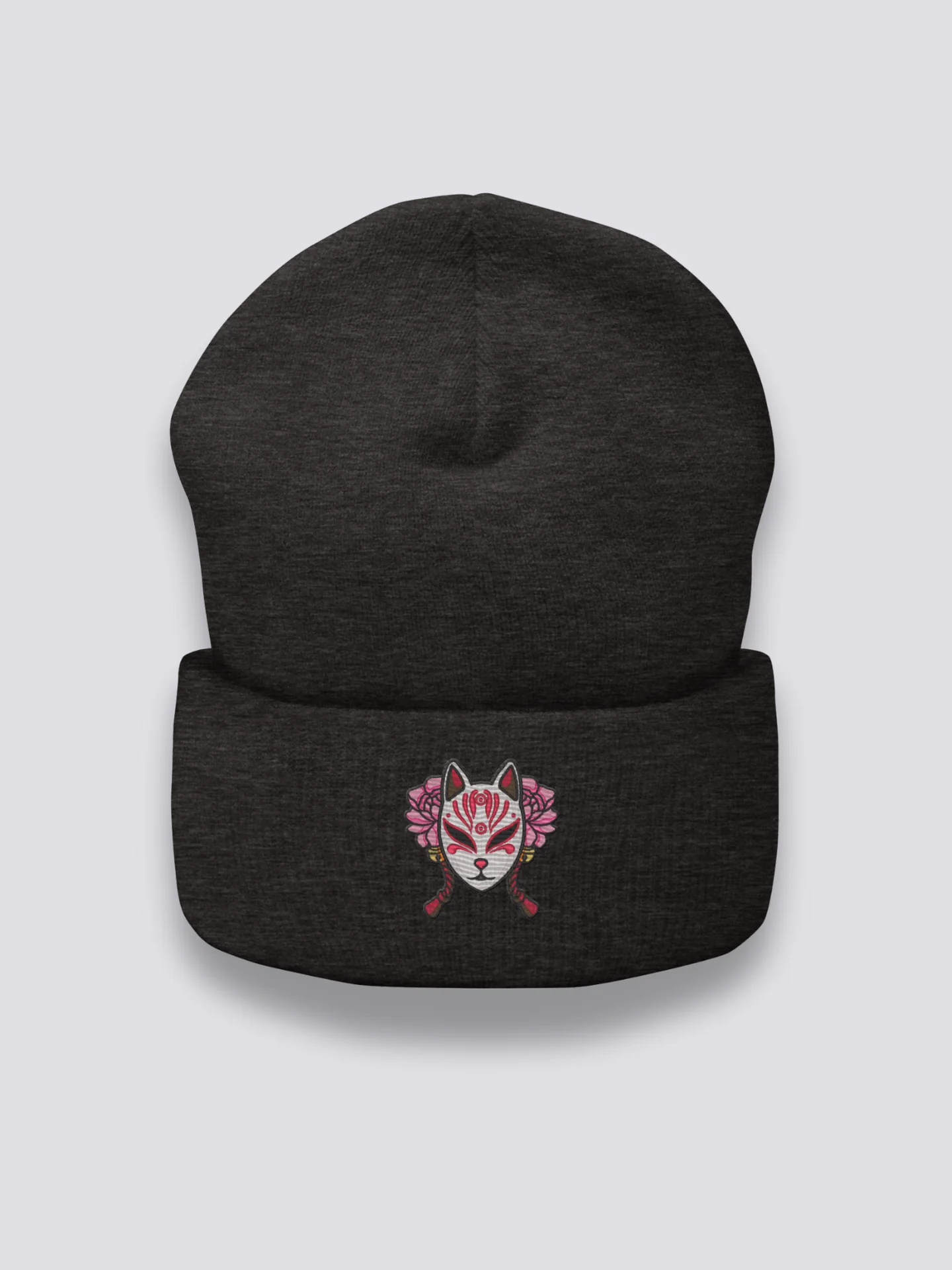 Kitsune Mask Beanie - キツネのお面 - Image 3