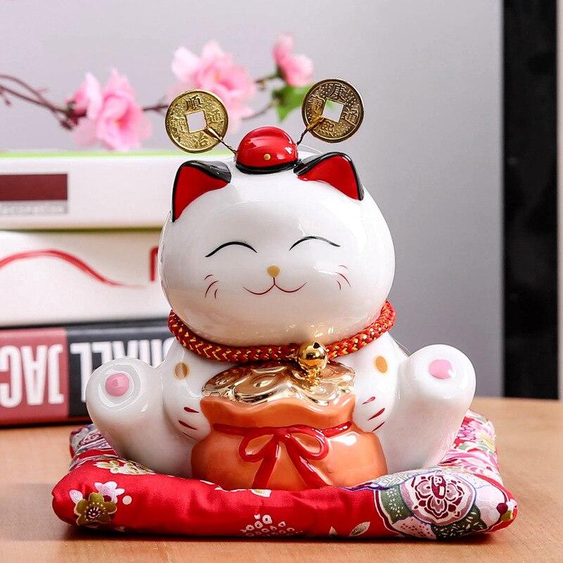 Maneki Neko Piggy Bank 'Rich Cat' - Image 2