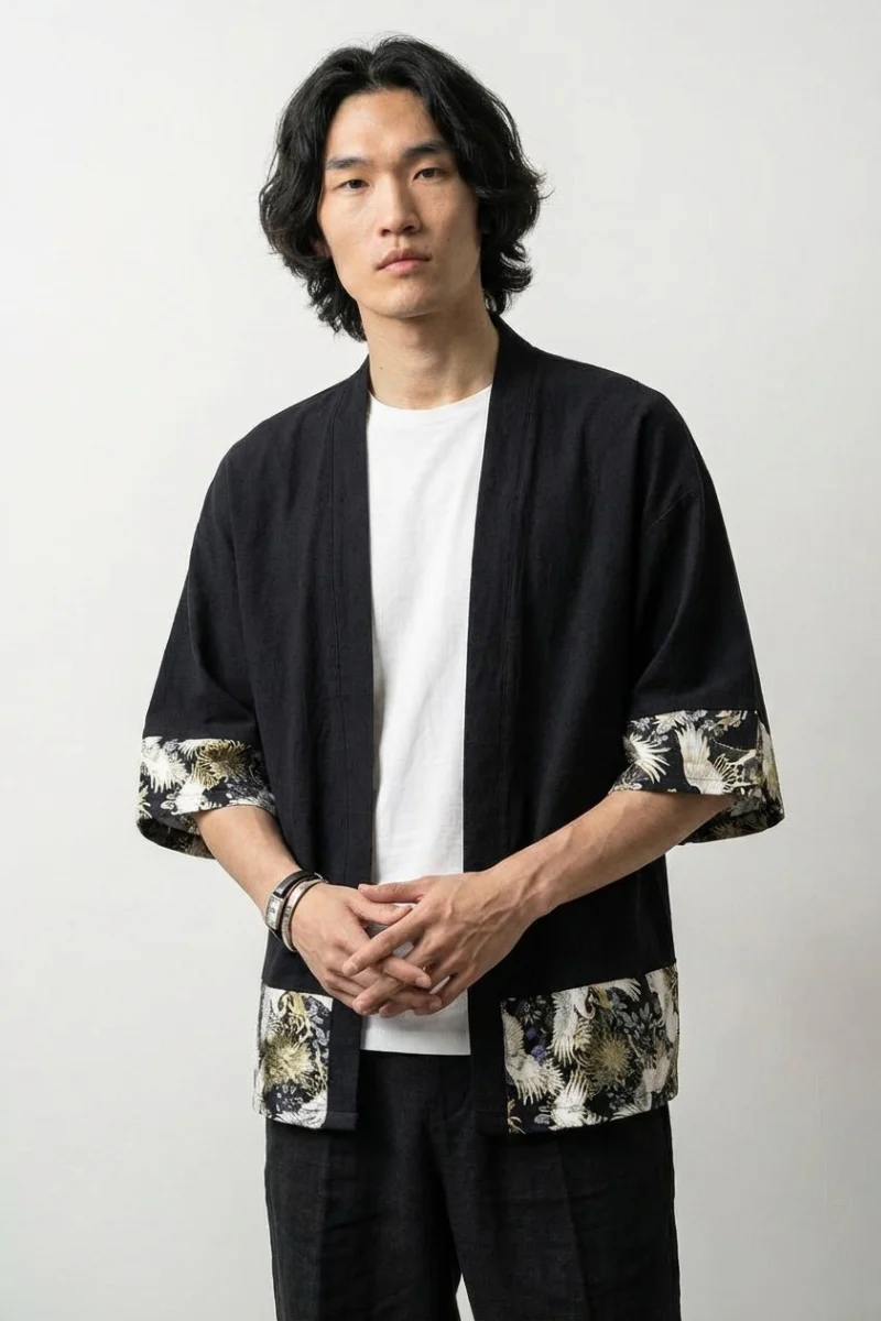 Mens Kimono Shirt 'Arata x Watanabe'