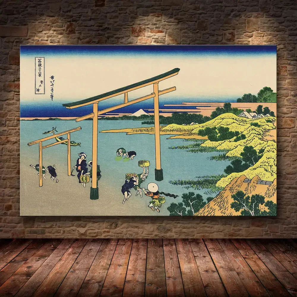 Japanese Spring Print 'Torii'