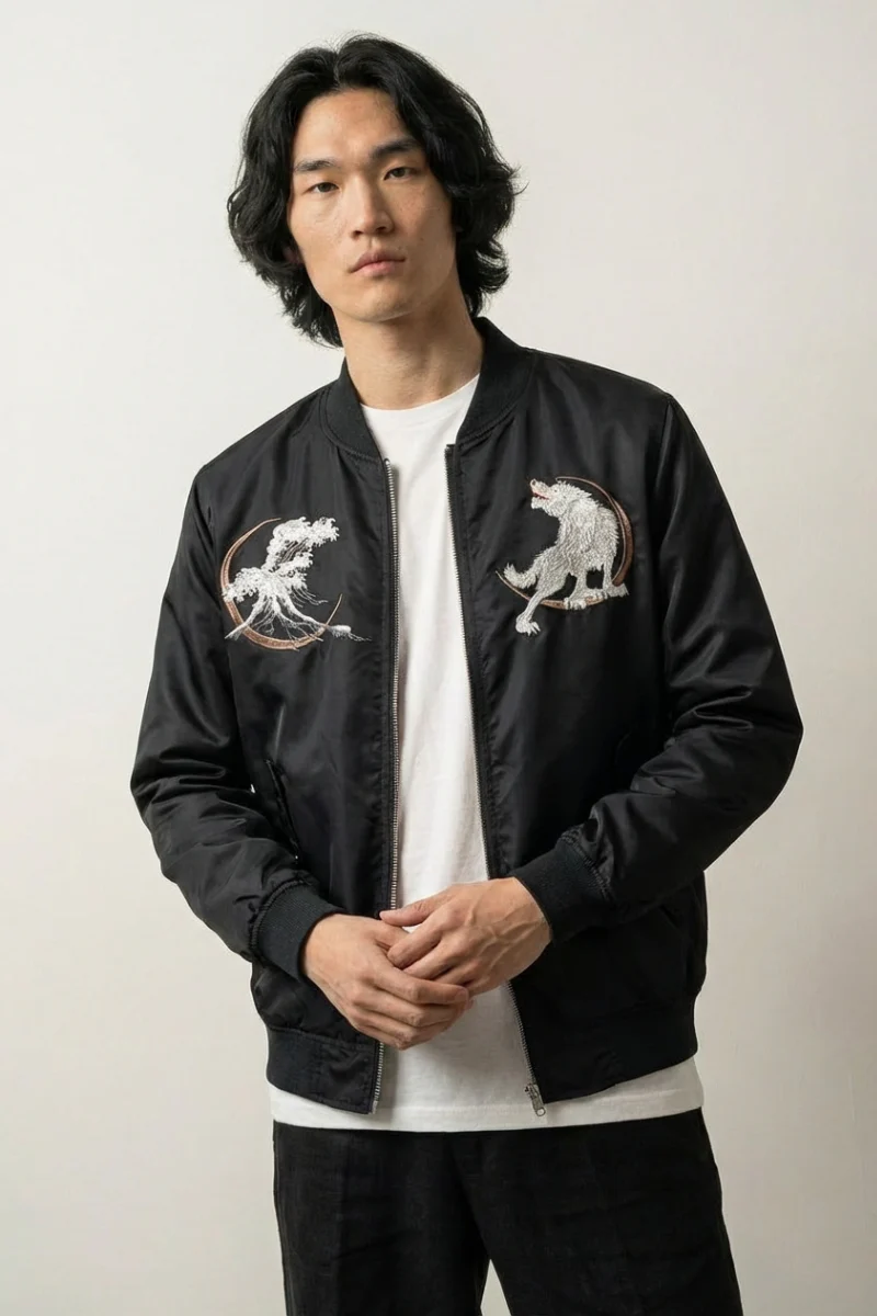 Souvenir Bomber Jacket 'Kitsuneneki' - Image 2