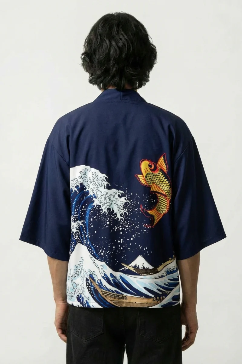 The Great Wave off Kanagawa Kimono - Image 3